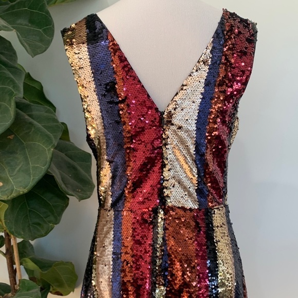 Ali & Jay Sleeveless Multicolored Sequin Dress - Picture 5 of 7